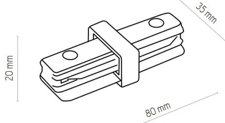 Zuma Line 3015 - Faretto per sistema a binario REFLEKTOR 6xGU10/10W/230V