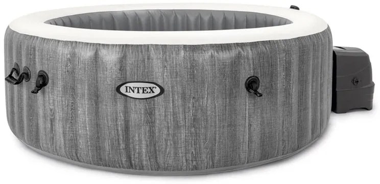 Idromassaggio da esterno gonfiabile INTEX PureSpa Greywood Deluxe, 4 Posti Ø 196 H 71 cm