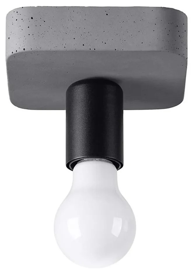 Sollux  SL.1156 - Faretto TAVO 1xE27/15W/230V calcestruzzo