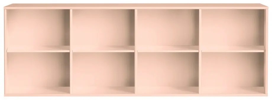 Libreria rosa chiaro da appendere 176x61x42 cm Mistral – Hammel Furniture