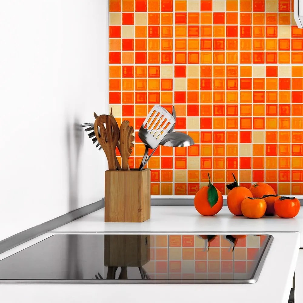 Set di 9 adesivi murali decorativi, 10 x 10 cm Mosaics - Ambiance