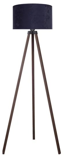 Brilagi - Lampada con piedistallo VELVET 1xE27/60W/230V marrone/blu