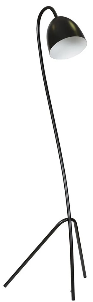 Piantana Moderno Beowulf Acciaio Nero 1 Luce E27 Ip20