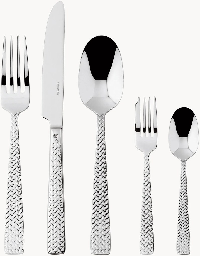 Set di 30 posate in acciaio inox Cortina, 6 persone