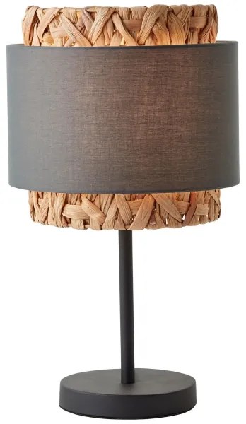 Brilliant - Lampada da tavolo WATERLILLY 1xE27/60W/230V grigio