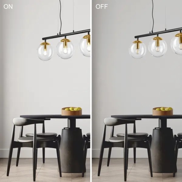 Lampadario a sospensione con filo ELOISE 3xE14/15W/230V