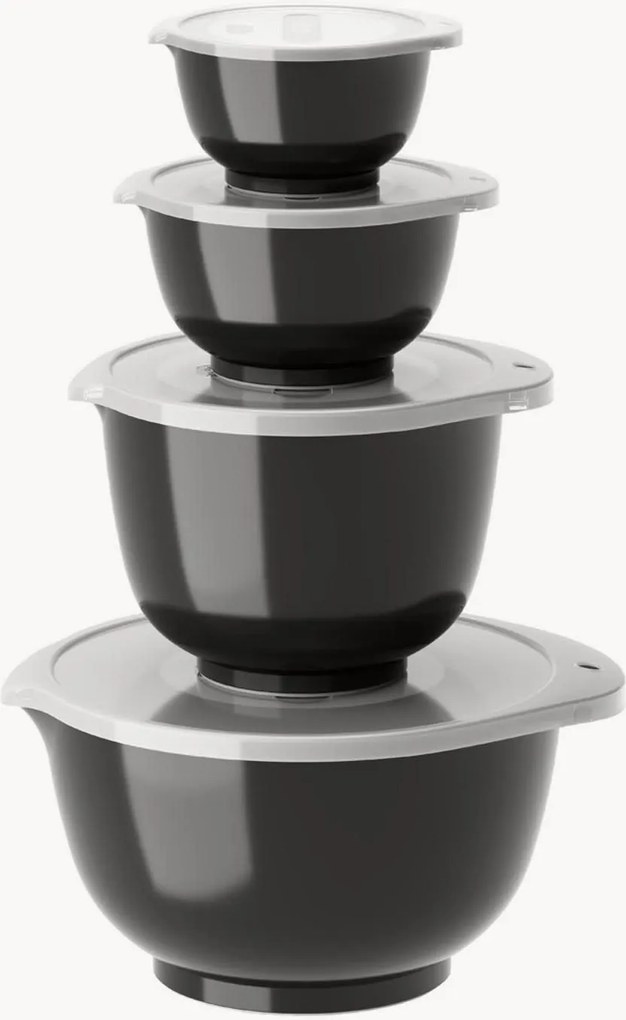 Set di ciotole con coperchi Margarethe, set da 8