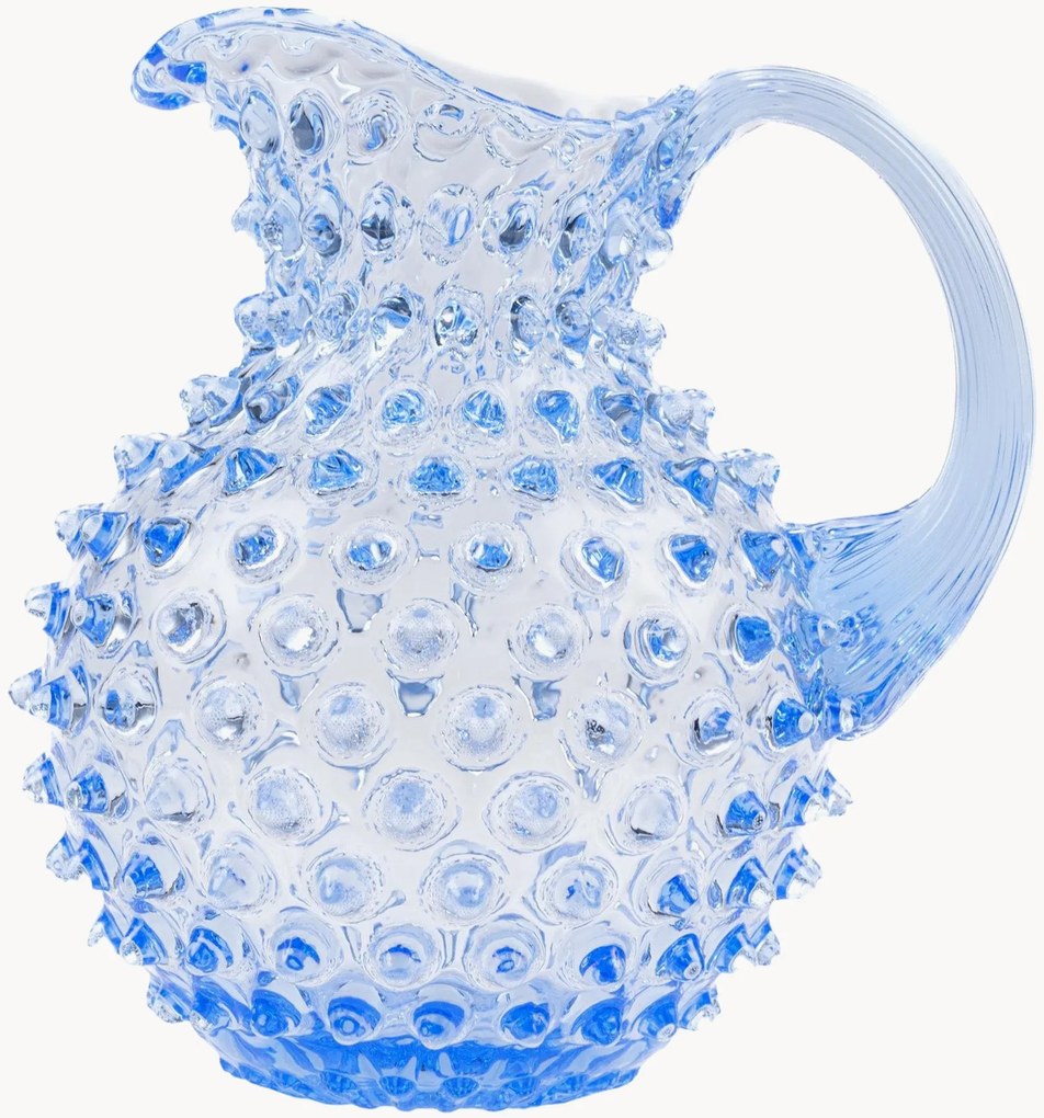 Brocca in vetro soffiato Paris Hobnail