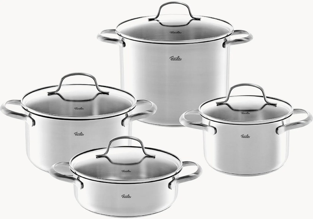 Set di 4 pentole con coperchi San Francisco, varie misure