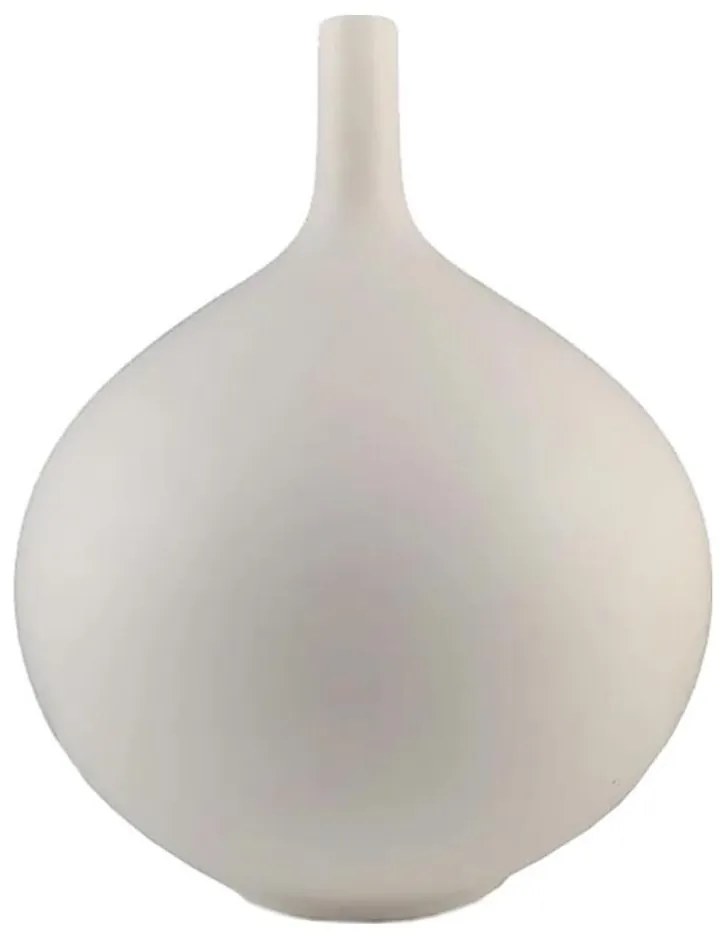 Vaso in ceramica bianco 24 cm
