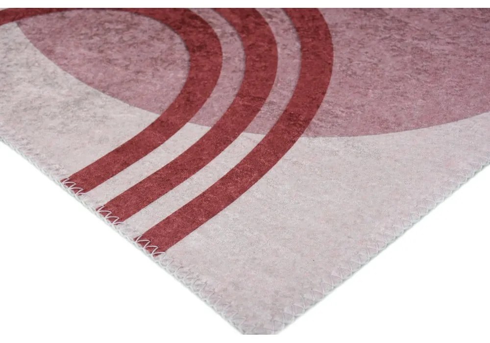 Tappeto lavabile rosso/bianco 120x180 cm - Vitaus