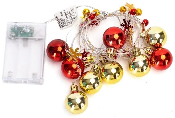 Aigostar - Catena luminosa LED natalizia 20xLED/3xAA 2m bianco caldo