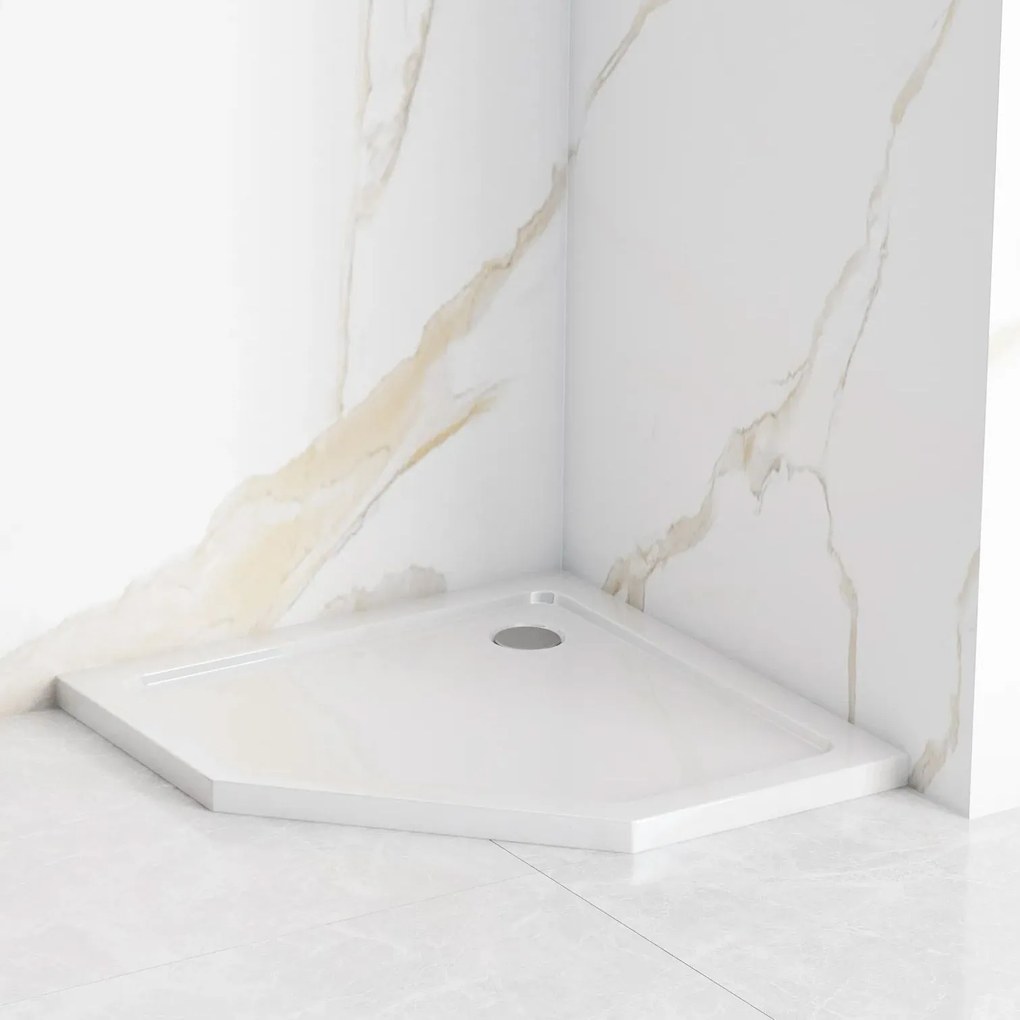 Piatto doccia acrilico Rea Diamond 80x80