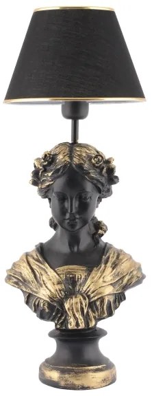 Lampada da tavolo OPELYA 1xE27/40W/230V nero/oro