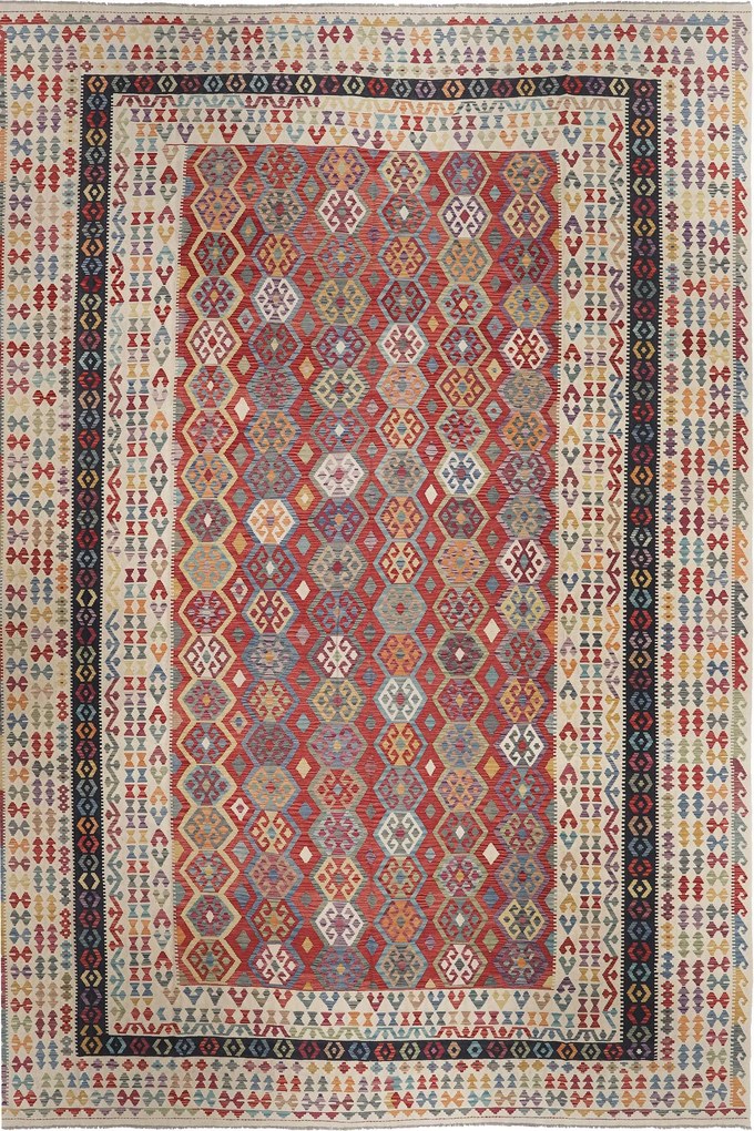 Kilim Tappeto orientale 420 x 590 (Pakistan) Tessuto A Mano
