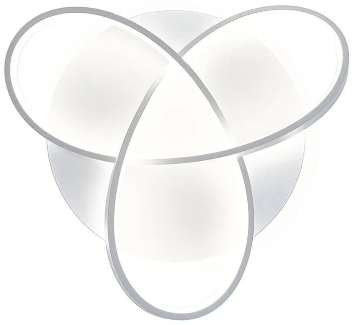 Plafoniera LED moderno Smilla, bianco Ø 48 cm, 4100 lumen