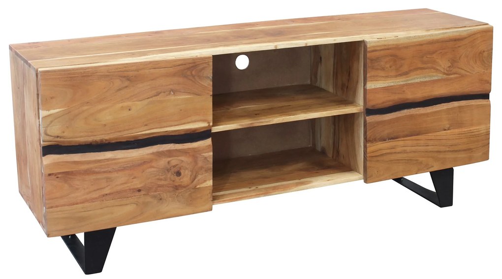 BRINA - porta tv in legno massiccio