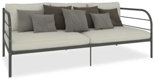 Telaio Divano Letto Grigio in Metallo 90x200 cm