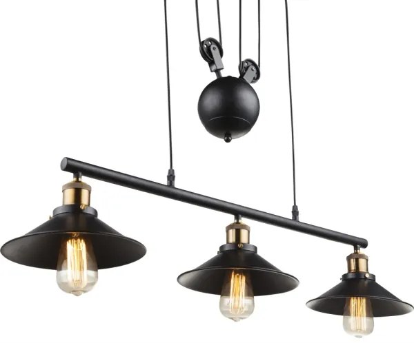 Globo 15053-3 - Lampadario LENIUS 3xE27/60W/230V