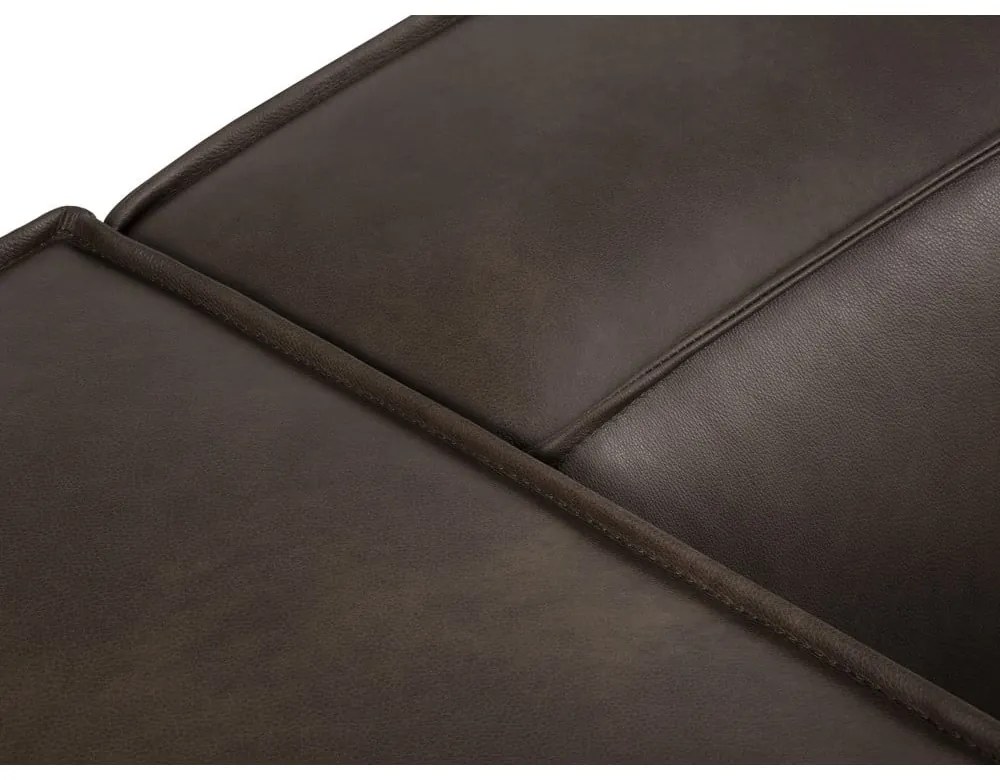 Divano angolare in pelle marrone (a U) Madame - Windsor &amp; Co Sofas