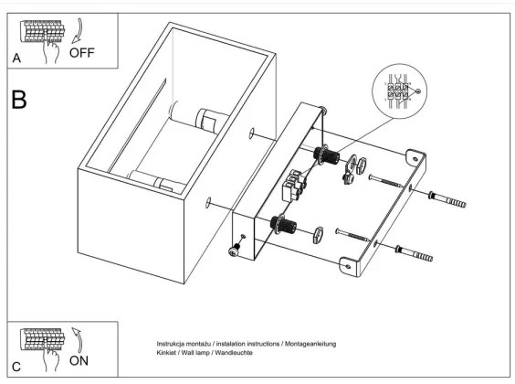 Applique LOBO 2xG9/40W/230V bianco