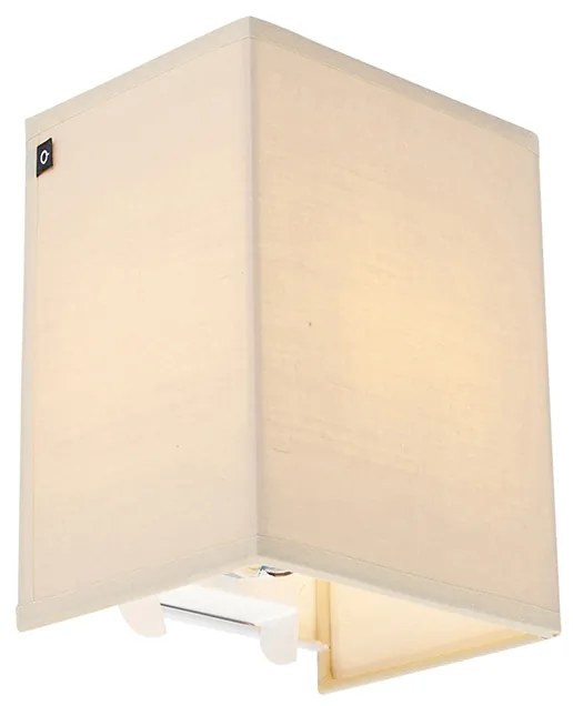 Applique da parete rustica beige - Vete