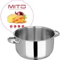 Casseruola 24 cm in acciaio inox Mito