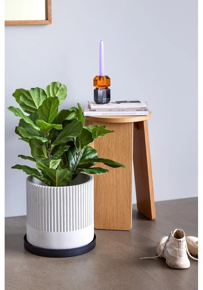 Sgabello in rovere naturale Split - Hübsch