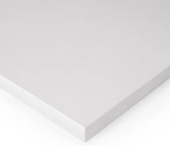 Piano d'appoggio bianco per tavolo 60x20 cm in legno