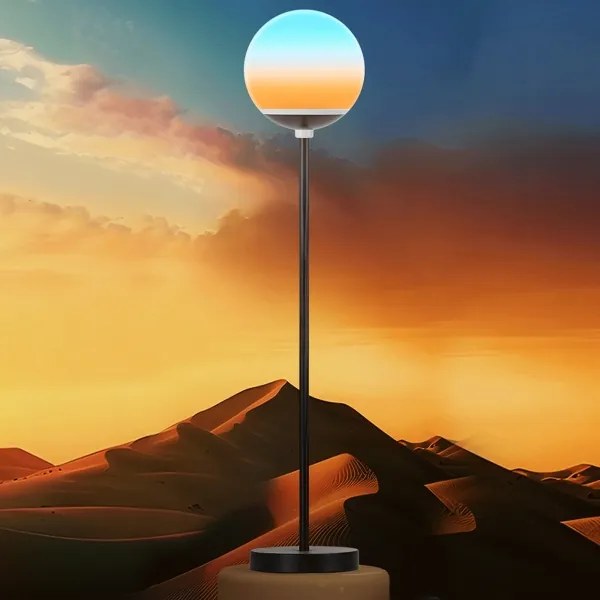 Aigostar - Lampada da terra LED RGBW MESH LED/8W/230V + telecomando