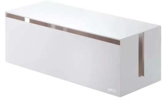 Scatola per caricabatterie bianca Scatola per cavi web - YAMAZAKI