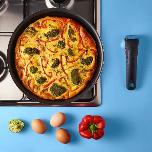 Tefal - Set di pentole 10 pz INGENIO EASY COOK &amp; CLEAN BLACK