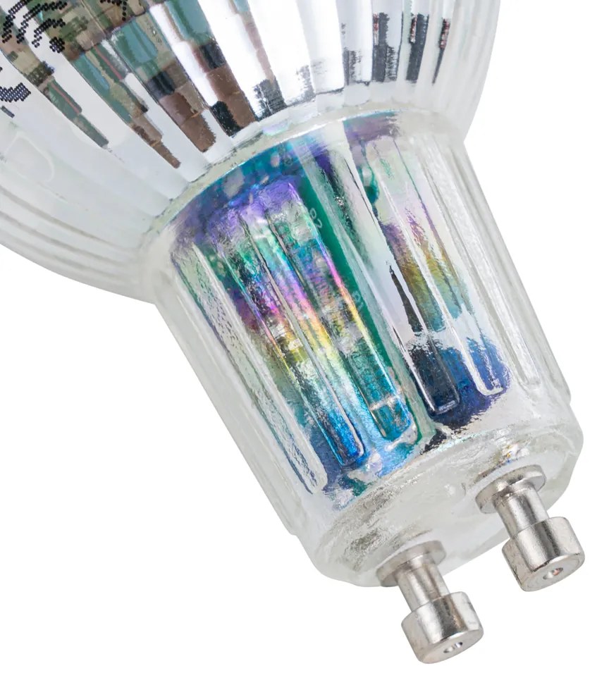 Set di 5 lampadine LED Smart GU10 50mm dimmerabili 7W 345 lm 2700-6500K