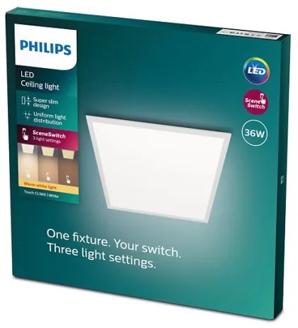 Philips - Plafoniera LED dimmerabile SLIM SCENE SWITCH LED/36W/230V 2700K