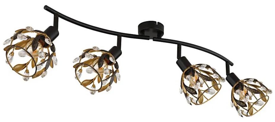 Globo 15759-4 - Faretto MIKA 4xE14/25W/230V