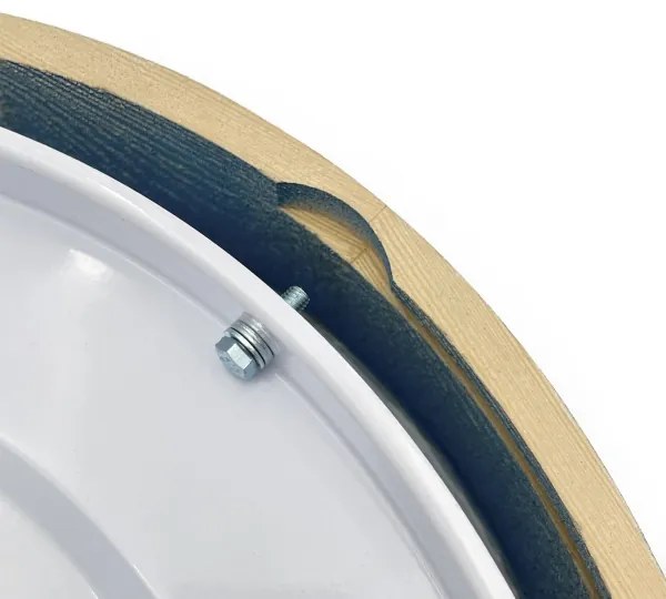 Brilagi - Plafoniera PINO 3xE27/15W/230V in pino/blu Ø 47,5 cm