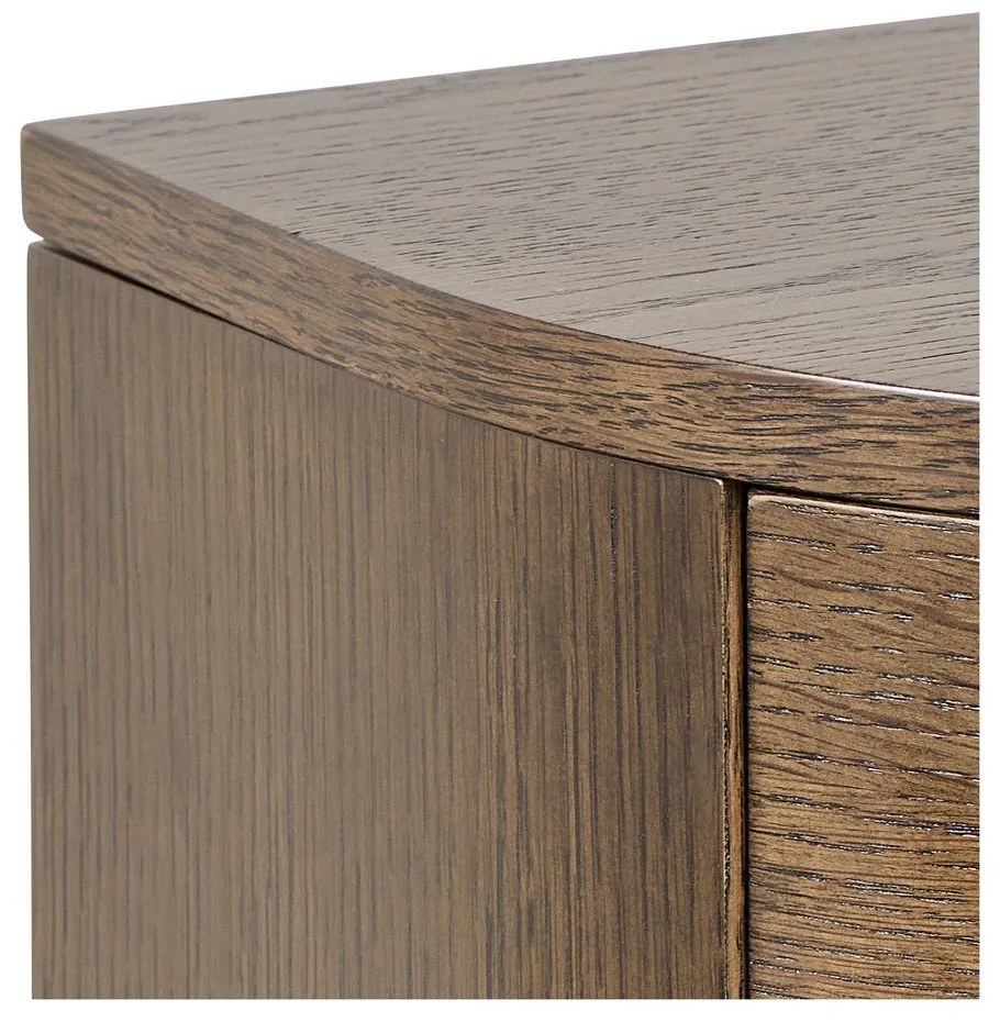 Comodino colore naturale scuro con effetto rovere Paron – Actona