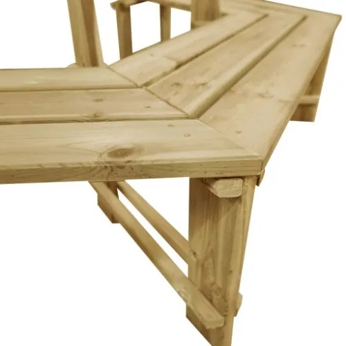 Panchina da Giardino 240 cm in Legno di Pino Impregnato