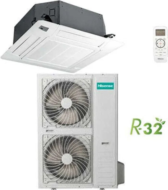 Climatizzatore Condizionatore Hisense Cassetta R32 Trifase 60000 BTU AUC175UR4RKC8 INVERTER