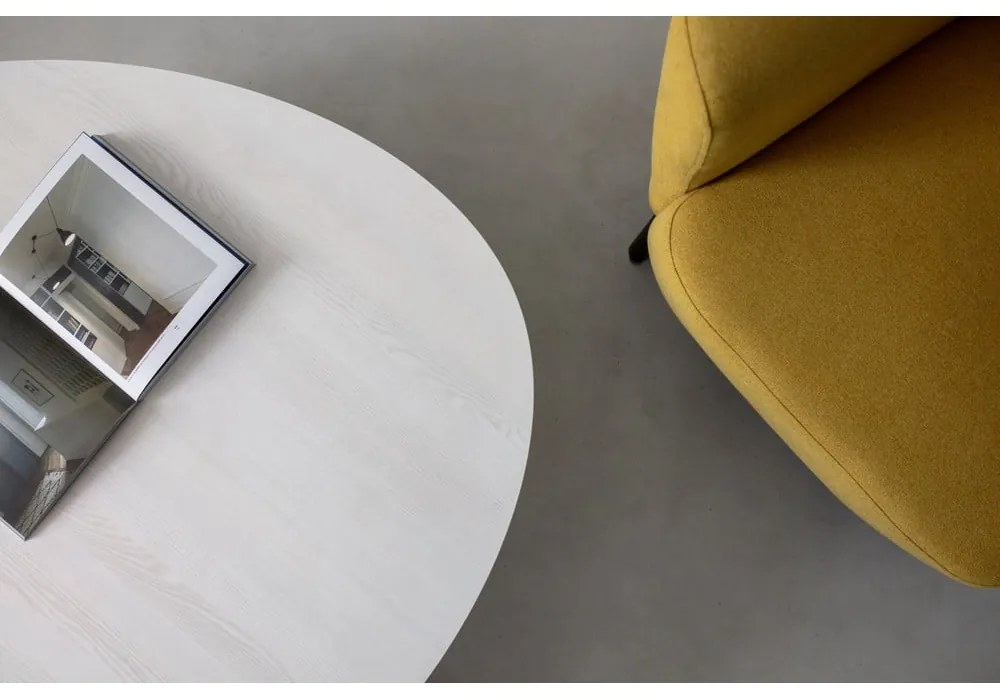 Tavolino in legno di frassino bianco Contrast Pick - Ragaba