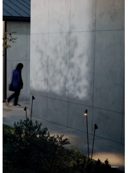 Redo 90712 - Lampada da esterno LED NIVALIS 2xLED/6,9W/230V 110 cm IP65 marrone