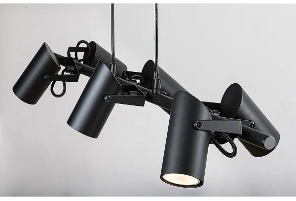 Rabalux 73045 - Lampadario a sospensione con filo MAXIMILIAN 6xGU10/25W/230V