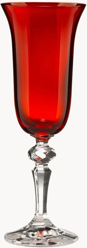 Set di 6 flute da champagne in cristallo fatti a mano Zaccaria