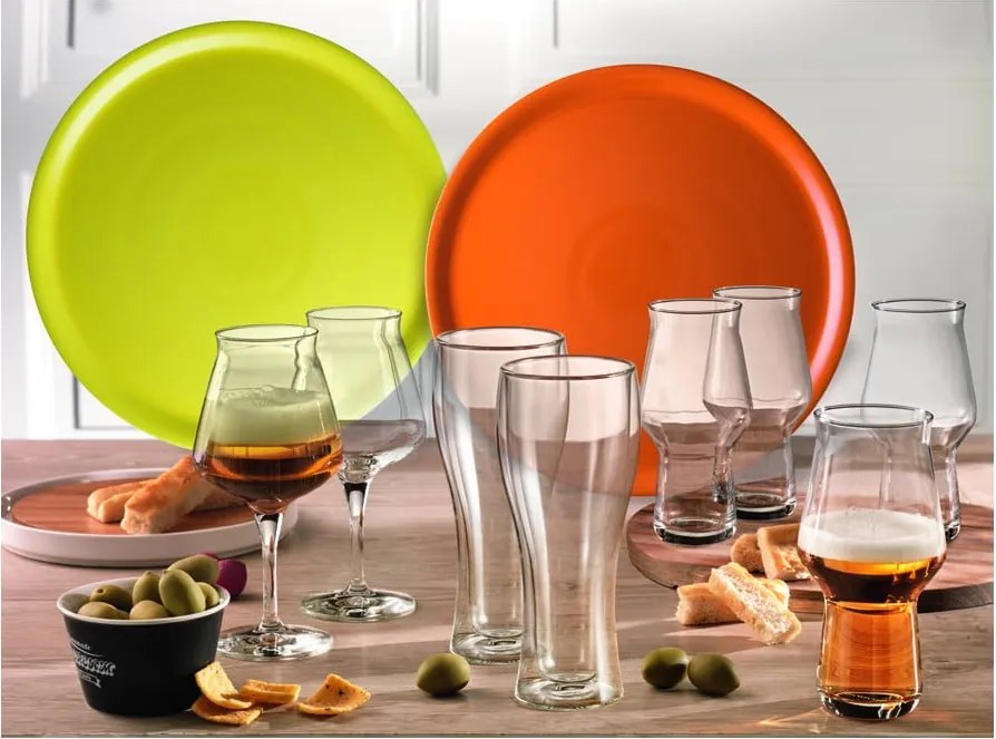 Piatto pizza in porcellana arancione Pizza, ⌀ 31 cm - Brandani