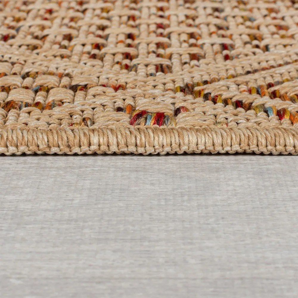Tappeto per interni ed esterni in colore naturale 160x230 cm Nora Diamond - Flair Rugs