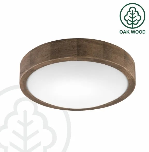 Brilagi - Lampada LED da soffitto CARVALHO SLIM 1xE27/60W/230V noce ø 27 cm