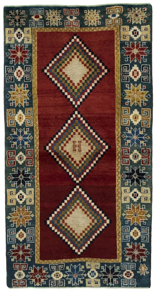 Gabbeh Tappeto persiano 160x80 Rosso (Iran) Annodato A Mano
