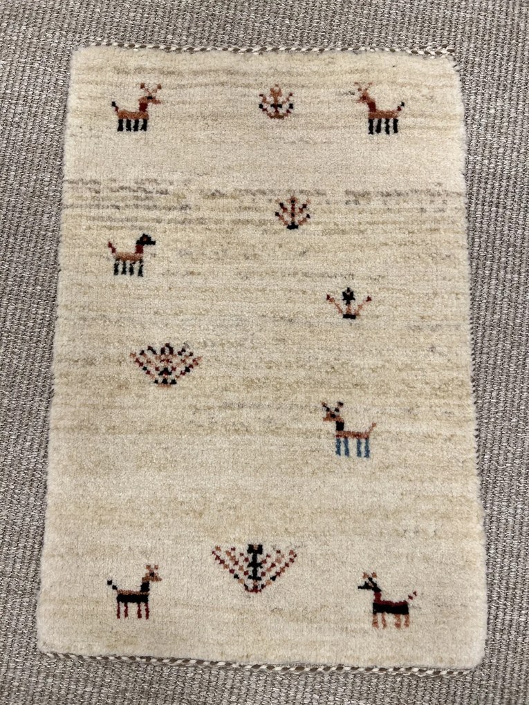 Gashguli Tappeto 40 x 60 Beige (Iran) Annodato A Mano