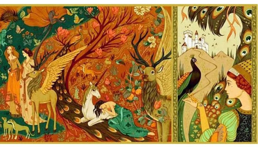 Puzzle - giardino degli unicorni - 500 pezzi