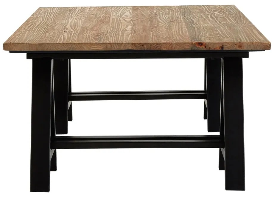 Tavolino con piano in legno di pino di colore naturale 80x140 cm Hampstead - Premier Housewares